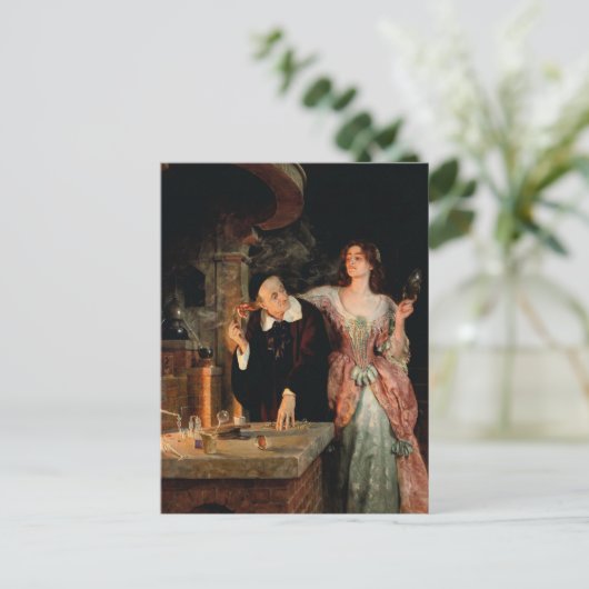 Das Labor | John Collier Postkarte (Stehend Vorderseite)