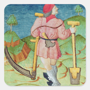 Das Labor Quadratischer Aufkleber