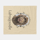 Das Labradoodle des Lebens bessere Fleece-Decke Fleecedecke (Vorderseite (Horizontal))