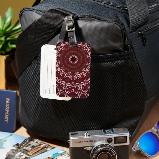 Das Labyrinth der Schriftzüge Gepäckanhänger (Vorderseite & Rückseite)