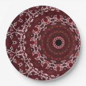 Das Labyrinth der Schriftzüge Pappteller (Vorderseite)