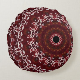 Das Labyrinth der Schriftzüge Rundes Kissen