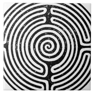 Das Labyrinth Fliese