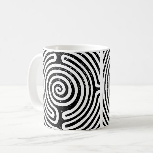 Das Labyrinth Kaffeetasse (Vorderseite Links)