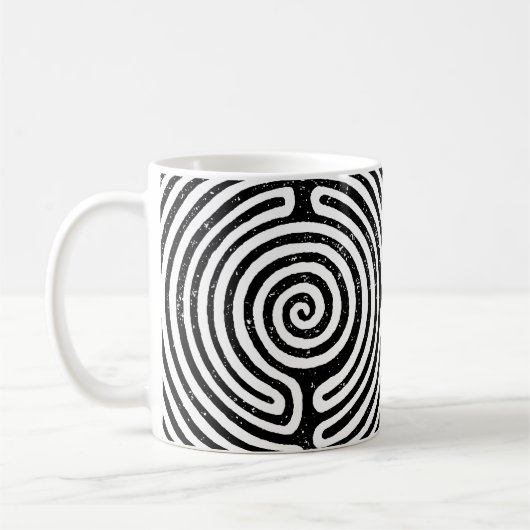 Das Labyrinth Kaffeetasse (Links)
