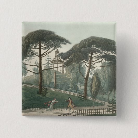 Das Labyrinth oder der Belvedere des Jardin DES Button (Vorderseite)