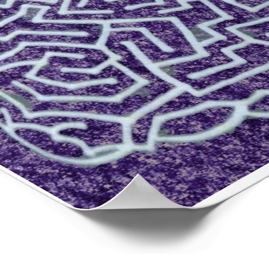 Das Labyrinth Poster (Ecke)