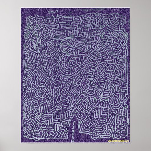 Das Labyrinth Poster (Vorne)