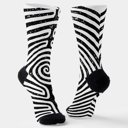 Das Labyrinth Socken (Gewinkelt)