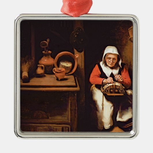 Das Lacemaker Ornament Aus Metall (Vorne)