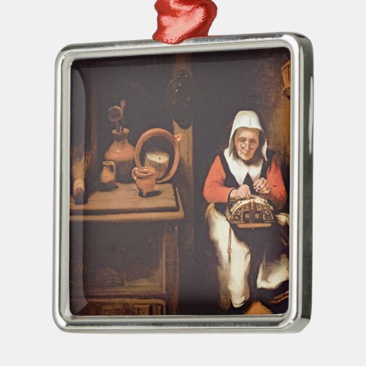 Das Lacemaker Ornament Aus Metall (Links)