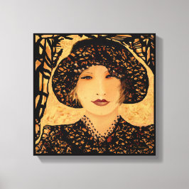 Das Lächeln der Lin Masters in mir Leinwanddruck