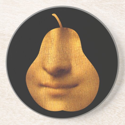 Das Lächeln der Mona Lisa - Sandstone-Untersetzer Getränkeuntersetzer (Vorne)