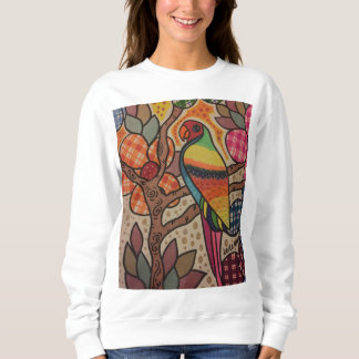 Das Lächeln des Papageien Sweatshirt