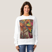 Das Lächeln des Papageien Sweatshirt (Vorne ganz)