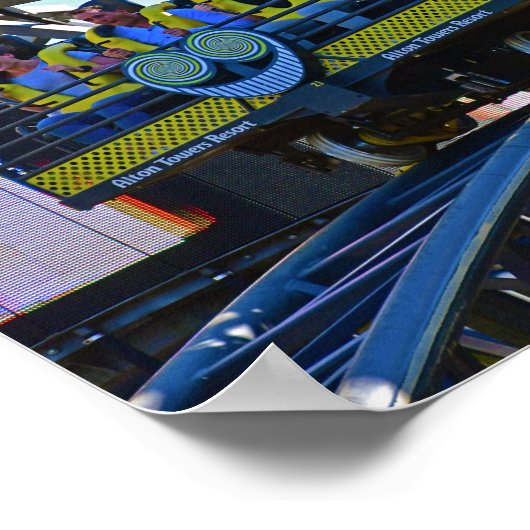 Das Lächeln in der Freizeit | Alton Towers Resort Poster (Ecke)