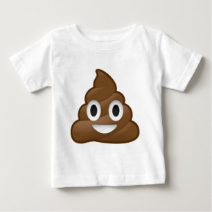 Das Lächeln kacken Emoji Baby T-shirt