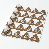 Das Lächeln kacken Emoji Geschenkpapier (Ungerollt)