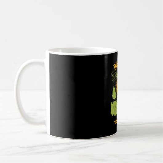 Das Lächeln von Lagerfeuern wird altCamping Wander Kaffeetasse (Links)