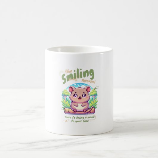 Das lächelnde Beuteltier Süße Kaffeetasse Geschenk (Mittel)