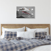 Das lächelnde Krokodil und die Fliegen Leinwanddruck (Insitu (Schlafzimmer))