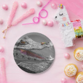 Das lächelnde Krokodil und die Fliegen Pappteller (Party)