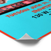 Das lachende Hunde-Party-Poster Poster (Ecke)