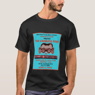 Das lachende HundeParty auf Schwarzem T-Shirt