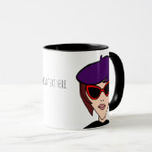 DAS LADY EDITABLE TASSE (VorderseiteRechts)