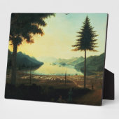 Das Lager am George-See, New York, 1759 (Öl Fotoplatte (Seite)