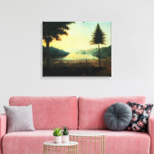 Das Lager am George-See, New York, 1759 (Öl Leinwanddruck (Insitu (Wohnzimmer))