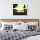 Das Lager am George-See, New York, 1759 (Öl Leinwanddruck (Insitu (Schlafzimmer))