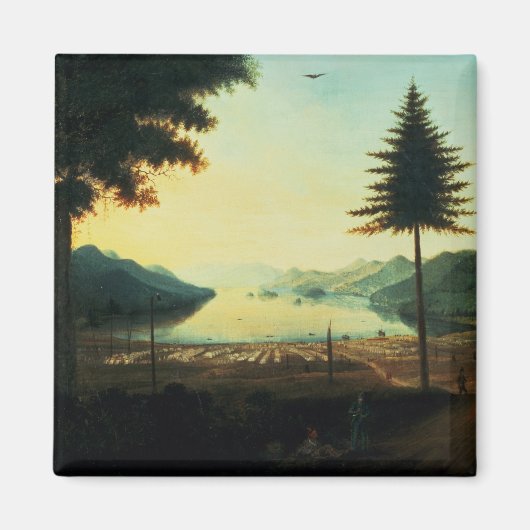 Das Lager am George-See, New York, 1759 (Öl Magnet (Vorne)