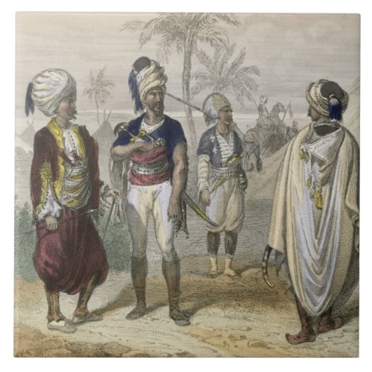 Das Lager das Türkische-der Freiwilligen, von Fliese (Vorderseite)