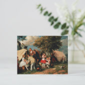 Das Lager der Akrobaten, Epsom Downs Postkarte (Stehend Vorderseite)