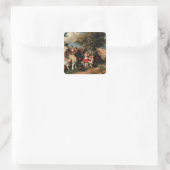 Das Lager der Akrobaten, Epsom Downs Quadratischer Aufkleber (Tasche)
