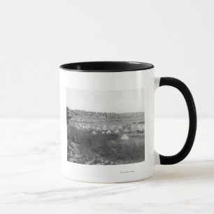 Das Lager des allgemeinen Baches nahe Kiefer Ridge Tasse