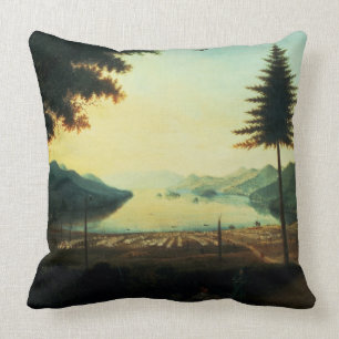 Das Lager in See George, New York, 1759 (Öl Kissen