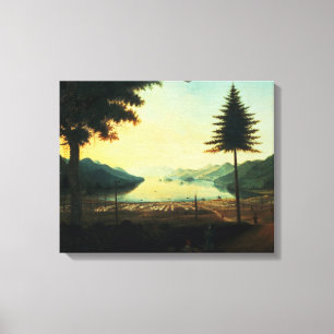 Das Lager in See George, New York, 1759 (Öl Leinwanddruck