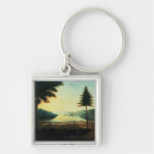 Das Lager in See George, New York, 1759 (Öl Schlüsselanhänger (Vorne)