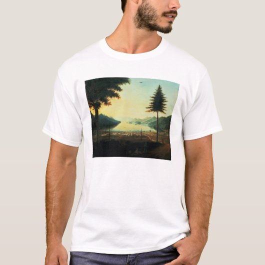 Das Lager in See George, New York, 1759 (Öl T-Shirt (Vorderseite)