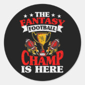 Das Lager ist hier Runder Aufkleber (Vorderseite)