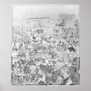 Das Lager König Heinrichs VIII. in Marquison Poster