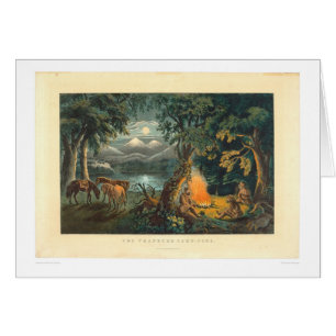 Das Lagerfeuer 1866 (1779A) des Trappers