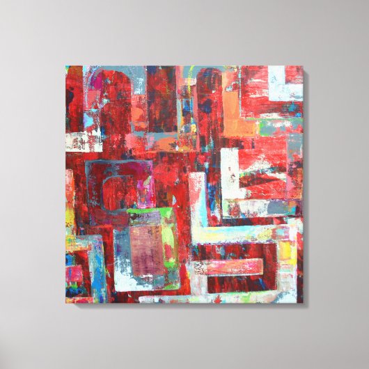 Das Lagerhaus 24 x 24 überzogene Leinwand (Vorderseite)