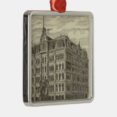 Das lakeside-Gebäude, Chicago Silbernes Ornament (Rechts)