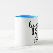 Das Lamellieren ist mein Stau! Tasse (Zentrum)