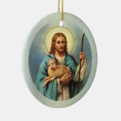 Das Lamm der Gott-Gewohnheits-Verzierung Keramik Ornament (Rechts)