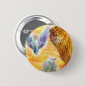 Das Lamm des Gottes! Button (Vorne & Hinten)