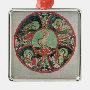 Das Lamm des Gottes Ornament Aus Metall